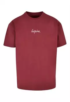 Футболка Merchcode INSPIRE, цвет Cherry Red