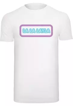 Футболка Merchcode LA LA LAYLA, белый