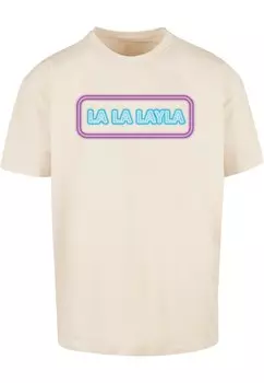 Футболка Merchcode LA LA LAYLA, песочный