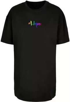Футболка Merchcode LADIES HOPE RAINBOW, черный