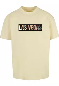 Футболка Merchcode LAS VEGAS, светло-желтого