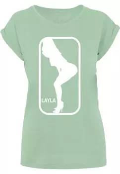 Футболка Merchcode LAYLA DANCE, цвет Mint