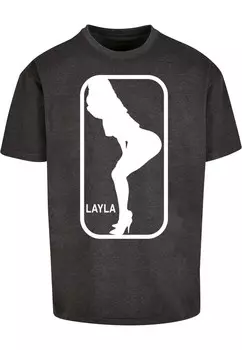 Футболка Merchcode LAYLA DANCE, графитовый