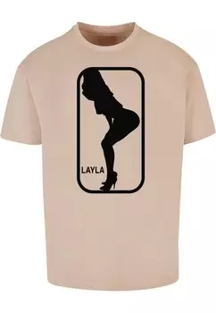 Футболка Merchcode LAYLA DANCE, кэмел