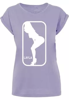 Футболка Merchcode LAYLA DANCE, лавандовый