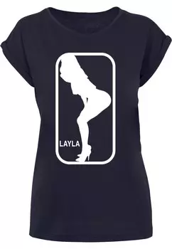Футболка Merchcode LAYLA DANCE, темно-синий