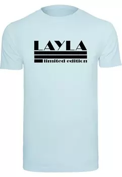 Футболка Merchcode LAYLA, пастельный синий