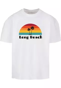 Футболка Merchcode LONG BEACH, белый