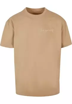 Футболка Merchcode Love Yourself, темно-бежевый