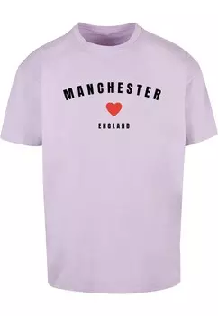 Футболка Merchcode MANCHESTER, светло-фиолетовый