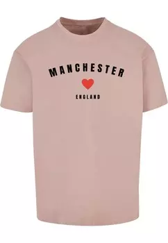 Футболка Merchcode MANCHESTER, темно-розовый