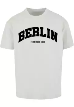Футболка Merchcode " Merchcode Men's Berlin Wording - Heavy Oversize Tee", цвет Lightasphalt