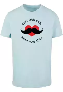 Футболка Merchcode " Merchcode Men's Fathers Day - Футболка Best Dad с круглым вырезом", синий