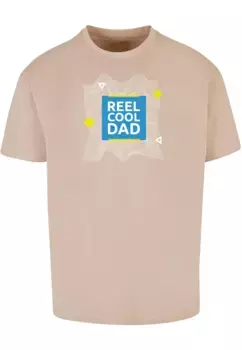 Футболка Merchcode " Merchcode Men's Fathers Day - Футболка Reel Cool Dad Heavy Oversize", цвет Wet Sand