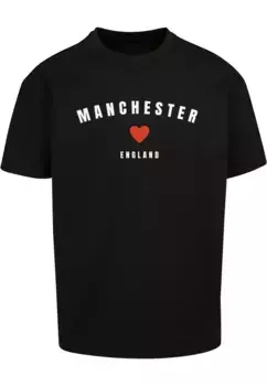 Футболка Merchcode " Merchcode Мужская футболка Manchester X Heavy Oversize-BY102", черный