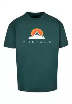 Футболка Merchcode MONTANA X, цвет Fir
