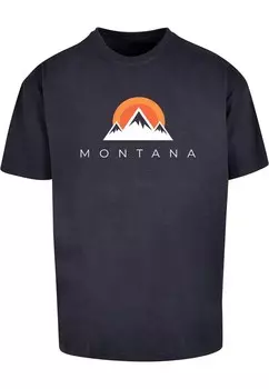 Футболка Merchcode MONTANA X, темно-синий