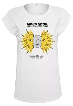 Футболка Merchcode MOON SONG, белый