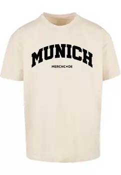Футболка Merchcode MUNICH WORDING, песочный