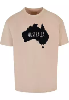 Футболка Merchcode "Мужская футболка Australia Heavy Oversize Merchcode-BY102", цвет Wet Sand