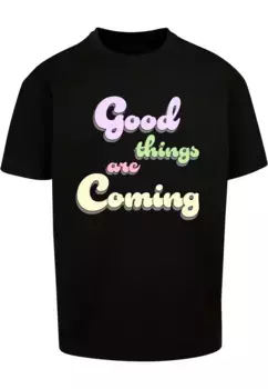 Футболка Merchcode "Мужская футболка Good Things Heavy Oversized ", черный