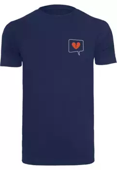 Футболка Merchcode "Мужская футболка Heartbreak X " Merchcode", синий