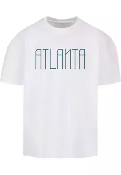 Футболка Merchcode "Мужская футболка Merchcode Atlanta Ultra Heavy Cotton Box ", белый
