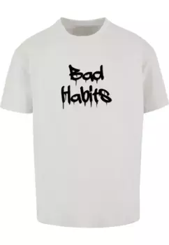 Футболка Merchcode "Мужская футболка Merchcode Bad Habits Heavy Oversize", цвет Lightasphalt