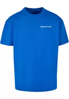 Футболка Merchcode "Мужская футболка Merchcode Break The Rules Heavy Oversize", синий