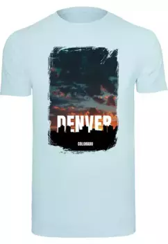 Футболка Merchcode "Мужская футболка Merchcode Denver с круглым вырезом", синий