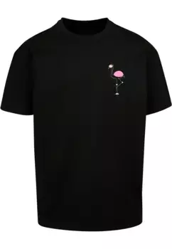 Футболка Merchcode "Мужская футболка Merchcode Flamingo Heavy Oversize", черный