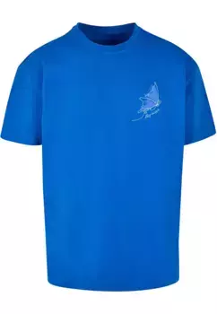Футболка Merchcode "Мужская футболка Merchcode Fly High Heavy Oversize", синий