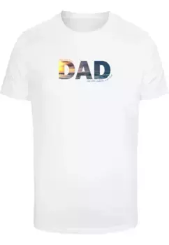 Футболка Merchcode "Мужская футболка Merchcode For The Best Dad с круглым вырезом", белый