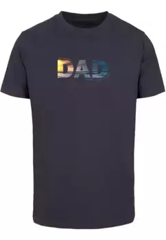 Футболка Merchcode "Мужская футболка Merchcode For The Best Dad с круглым вырезом", цвет морской волны