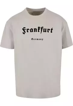 Футболка Merchcode "Мужская футболка Merchcode Frankfurt Heavy Oversize-BY102", цвет Lightasphalt