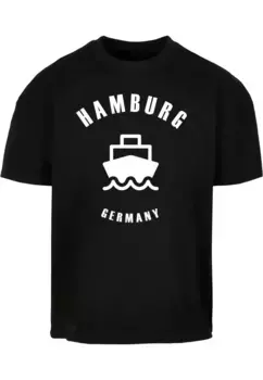 Футболка Merchcode "Мужская футболка Merchcode Hamburg X Ultra Heavy Cotton Box ", черный
