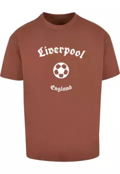 Футболка Merchcode "Мужская футболка Merchcode Liverpool X Heavy Oversize-BY102", цвет Bark