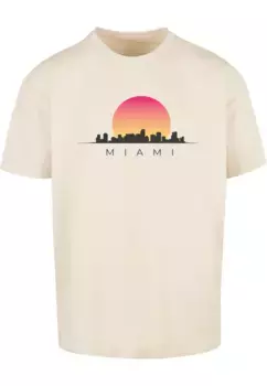 Футболка Merchcode "Мужская футболка Merchcode Miami Heavy Oversize-BY102", цвет Sand