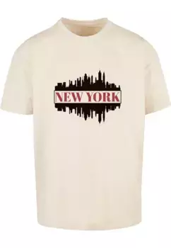 Футболка Merchcode "Мужская футболка Merchcode New York Heavy Oversize-BY102", цвет Sand