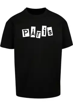 Футболка Merchcode "Мужская футболка Merchcode Paris X Heavy Oversize-BY102", черный