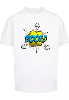 Футболка Merchcode "Мужская футболка Merchcode POOF Comic Heavy Oversized ", белый