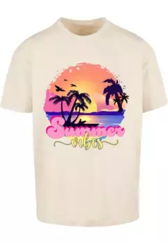 Футболка Merchcode "Мужская футболка Merchcode Summer Vibes Sunset Heavy Oversized ", цвет Sand