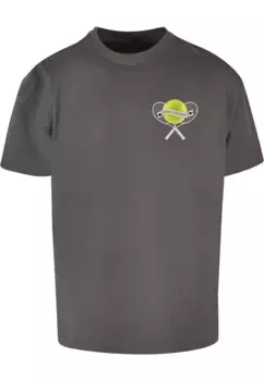 Футболка Merchcode "Мужская футболка Merchcode Tennis Tournament Heavy Oversized", цвет Magnet