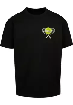Футболка Merchcode "Мужская футболка Merchcode Tennis Tournament Heavy Oversized", черный