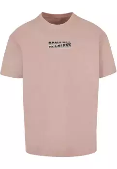 Футболка Merchcode "Мужская футболка Reckless Heavy Oversize " Merchcode", цвет Duskrose