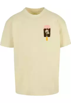 Футболка Merchcode "Мужская летняя футболка Merchcode — футболка Icecream Heavy Oversize", желтый
