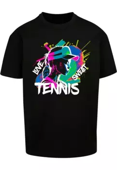Футболка Merchcode "Мужская теннисная футболка Merchcode Love, Sweat - Heavy Oversize ", черный