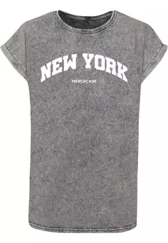 Футболка Merchcode NEW YORK, цвет Basalt Grey