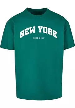 Футболка Merchcode NEW YORK WORDING, цвет Fir