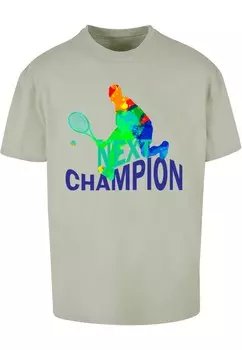 Футболка Merchcode NEXT CHAMPION, цвет Lime/Pastel Green